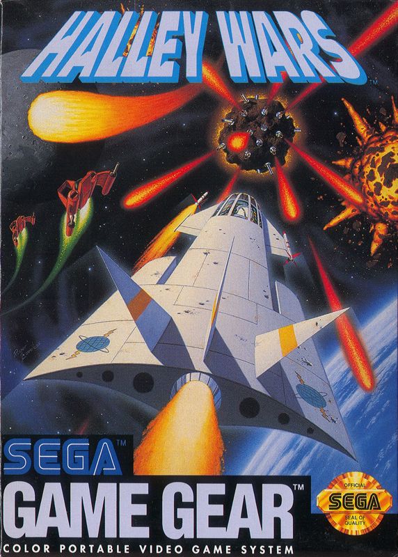 Halley Wars box art for Sega Game Gear